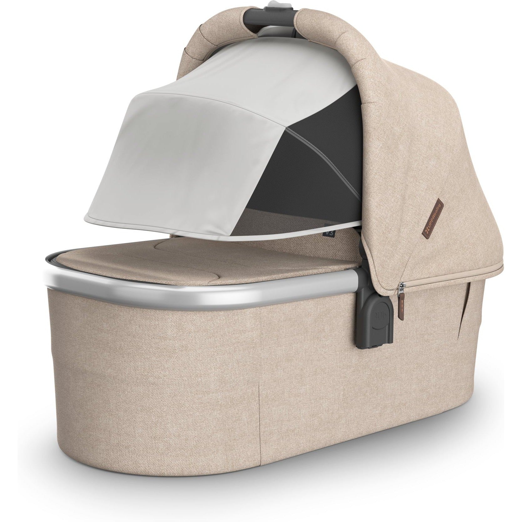 UPPAbaby V3 Bassinet for Vista, Cruz & Ridge Strollers - Lightweight, Portable Baby Bed for Newborns - Perfect for Travel, Home & Outdoor Use
