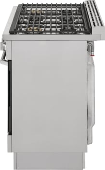 Electroux ECFD3668AS 36-Inch Stainless Steel Dual Fuel Freestanding Range - Perfect for Home Kitchens & Professional Cooking