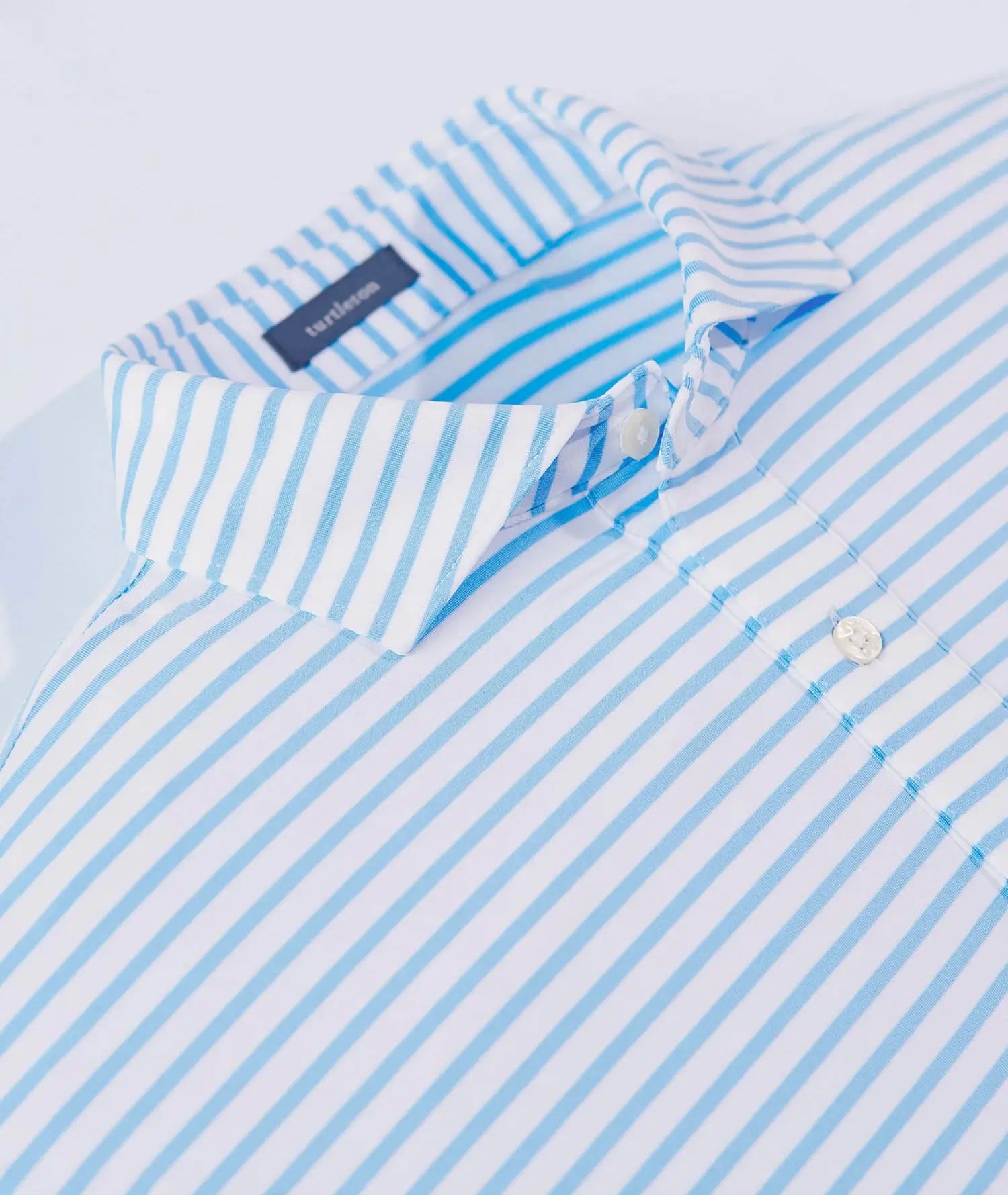 GUS Stripe Performance Polo Shirt for Men - Moisture Wicking, Breathable & Comfortable - Perfect for Golf, Tennis & Casual Wear