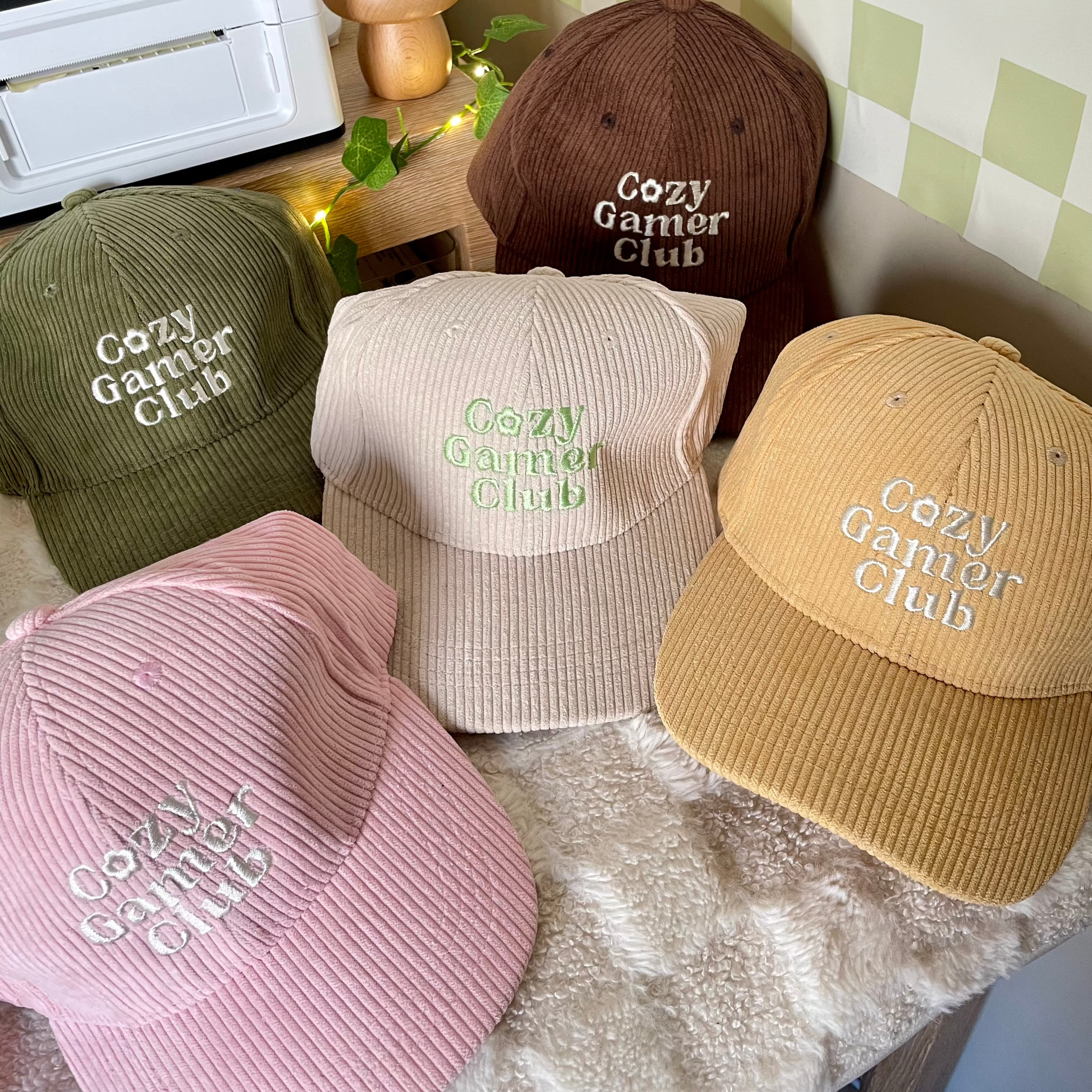 Cozy Gamer Club Cap - Stylish Unisex Gaming Hat for Men & Women - Perfect for Esports, Streaming & Casual Wear