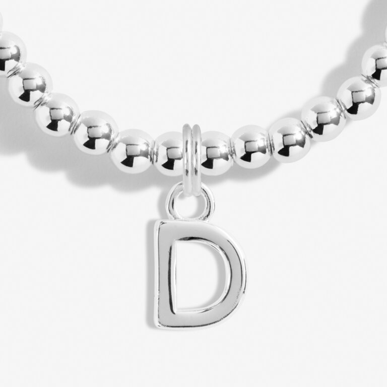 Joma Jewellery Alphabet 'D' Bracelet - Elegant Initial Charm Bangle for Women & Girls - Perfect Gift for Birthdays, Anniversaries & Special Occasions