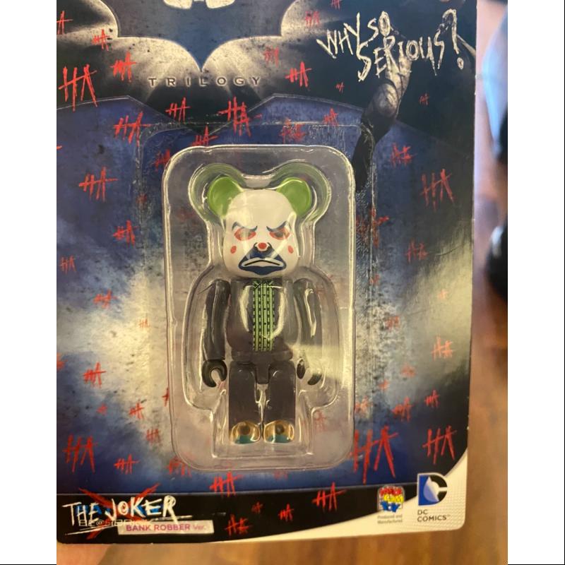 Be@rbrick THE JOKER BANK ROBBER Ver. 100% Limited Edition Collectible Figure by Medicom Toy | Perfect for DC Comics Fans, Home Decor & Anime Collections