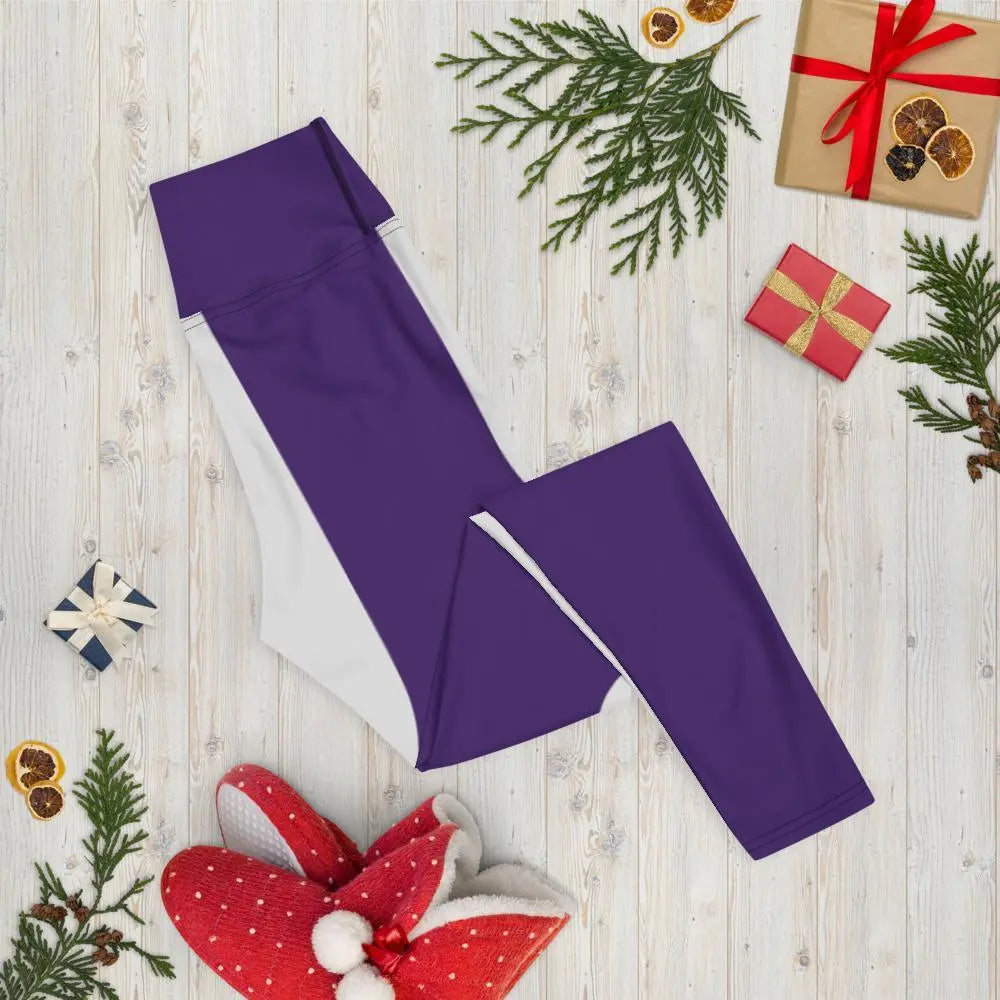 Premium Soft & Stretchy High-Waisted Yoga Leggings for Women - Comfortable Workout Pants in Trendy Purple | Ideal for Yoga, Gym, Running & Lounge Wear