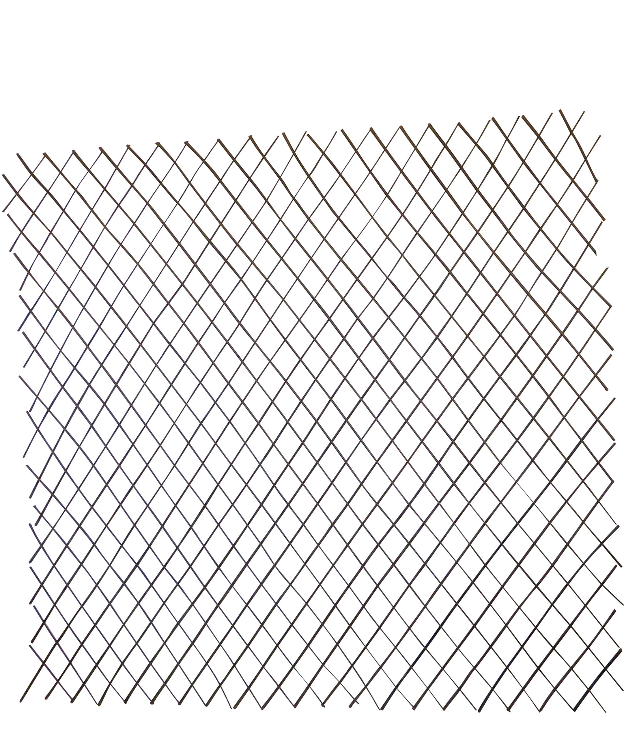 Premium MGP Carbonized Skinless Willow Expandable Fence Panel - 4 Pack Set for Garden, Yard, and Outdoor Privacy Protection
