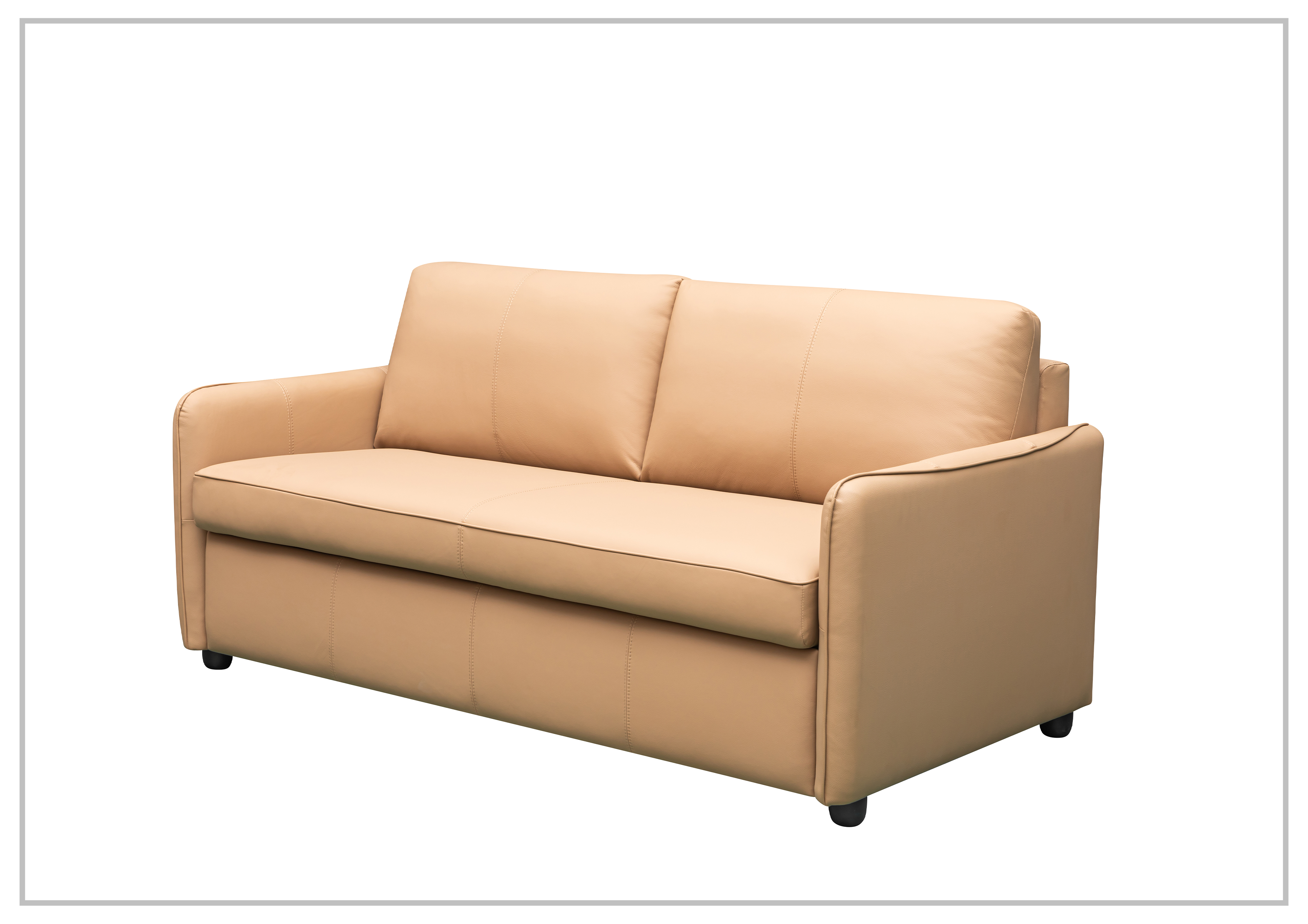 Gio Italia New York Queen Size Fabric Sleeper Sofa with Memory Foam - Affordable Convertible Sofa Bed for Small Spaces, Guest Rooms & Apartments