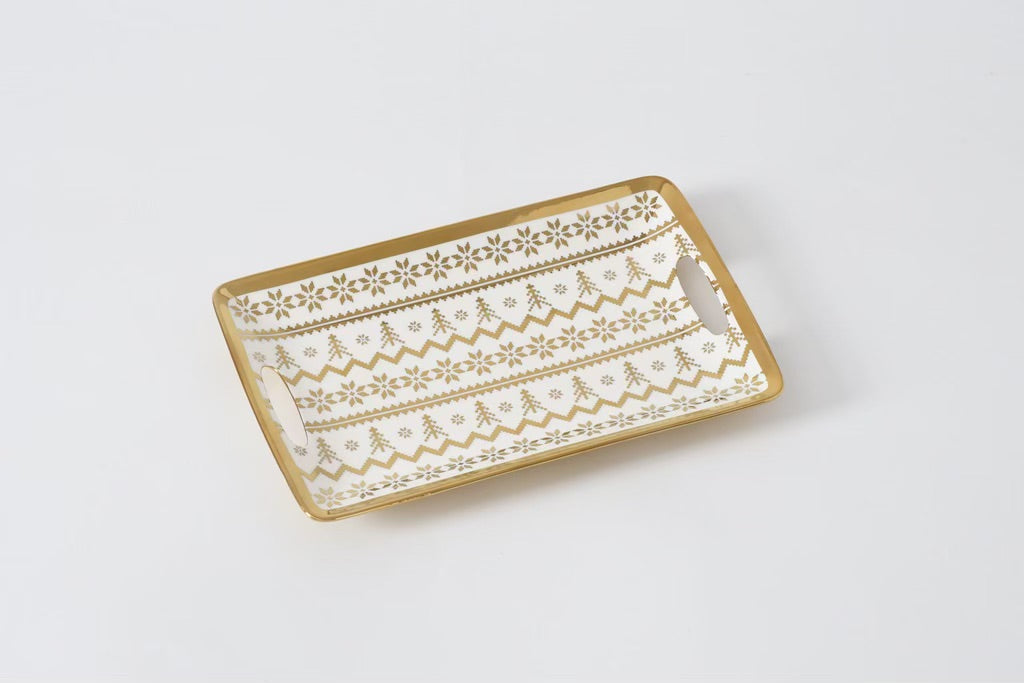 12x7.5x1 Inch Serving Tray - Elegant Wooden Appetizer Platter for Cheese, Fruit & Charcuterie - Perfect for Parties, Weddings & Home Entertaining