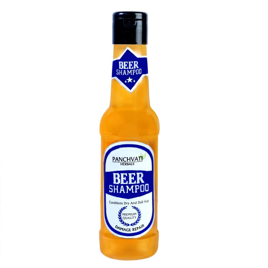 **Panchvati Herbals Beer Hair Shampoo 180ml - Damage-Free, Voluminous & Shiny Hair Treatment for Men & Women - Perfect for Daily Use & Hair Repair**    *(Use Case: Ideal for dry, damaged, or frizzy hair to restore softness, shine, and bounce.)*