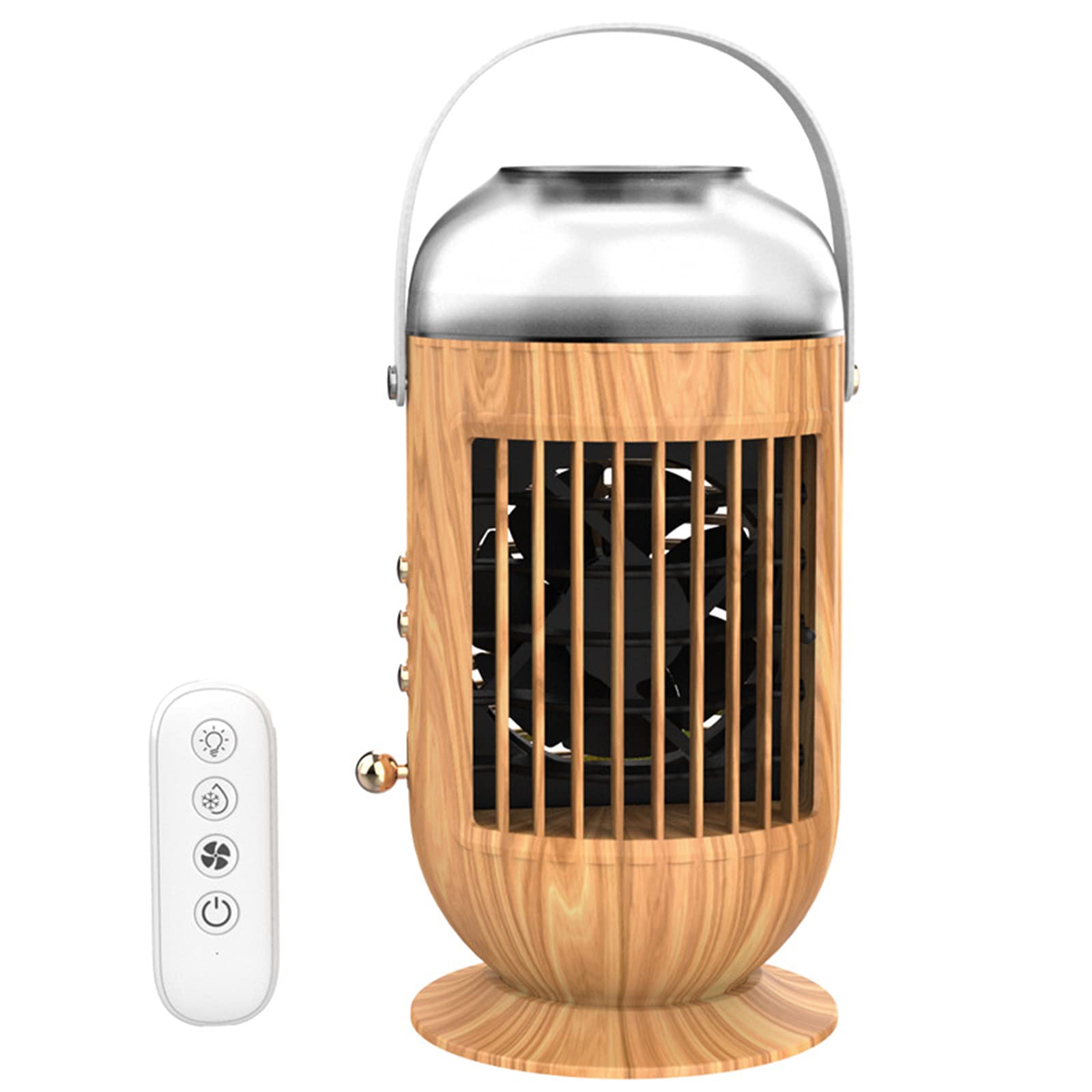 Pstuiky Portable Air Conditioner Fan - Mini Evaporative Air Cooler with USB, Quiet Desktop Humidifier & Swamp Cooler for Home, Office, Camping | Personal Space Cooling for Work, Travel & Outdoor Activities