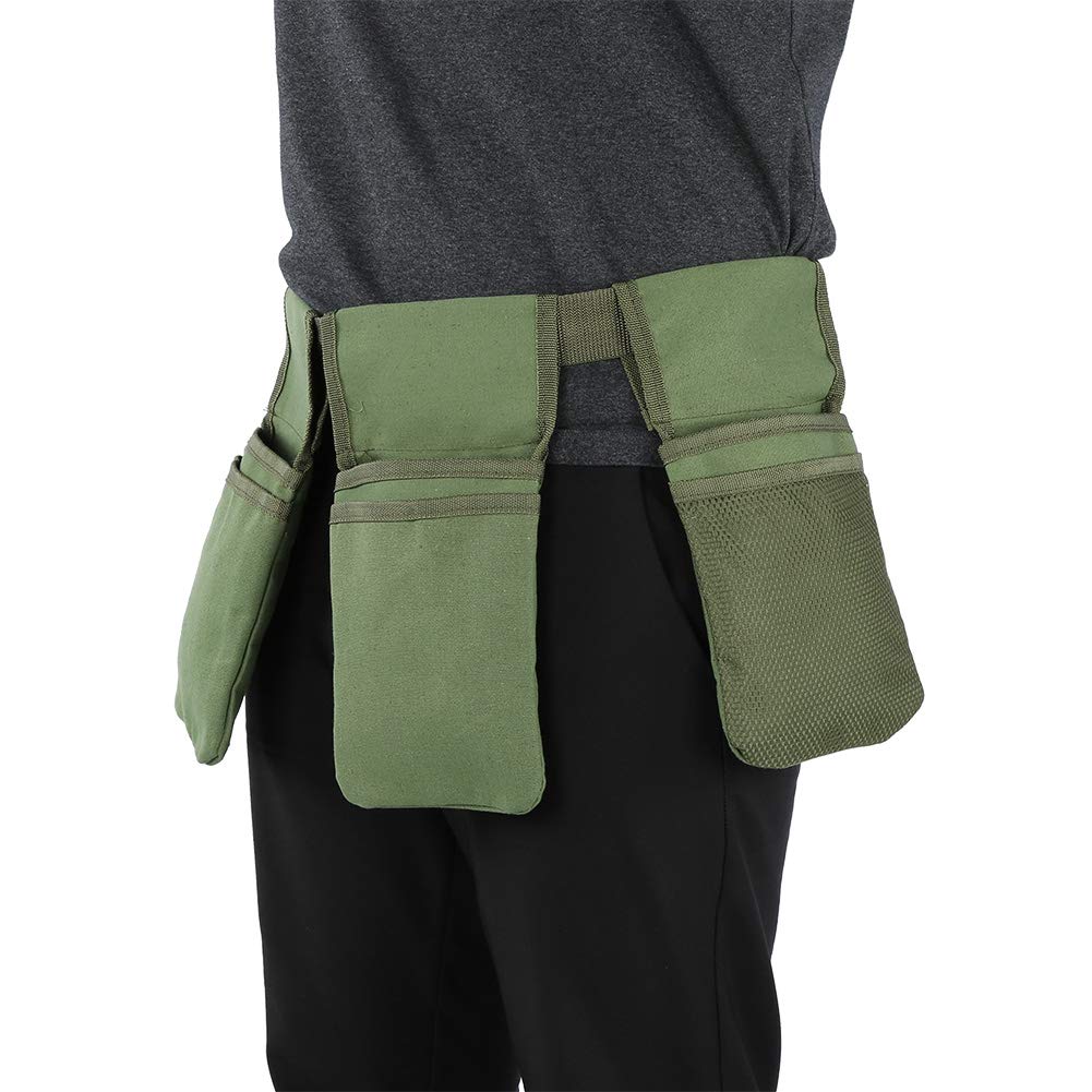 **VGEBY Adjustable Gardening Tool Belt with 4 Pockets - 49.2 Inch Waist Storage Organizer for Garden Tools & Supplies - Perfect for Landscaping, Planting & Outdoor Yard Work**