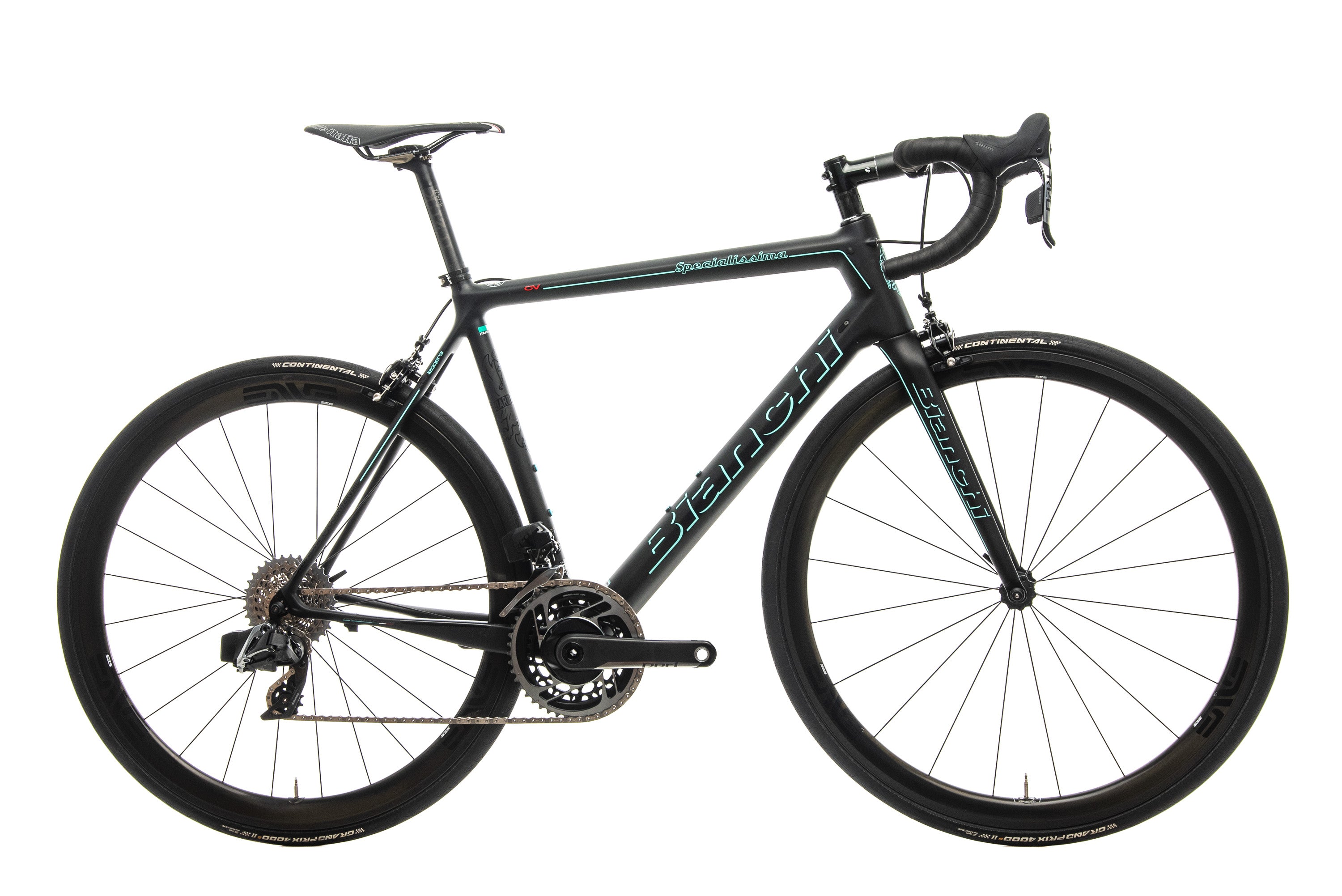 Bianchi Specialissima Red eTap AXS Road Bike 2017 - 57cm Carbon Frame, Wireless Shifting | Perfect for Racing, Endurance & Long-Distance Cycling