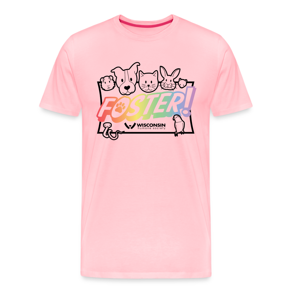 Foster Pride Classic Premium T-Shirt for Men & Women - Soft Cotton Comfort Fit Tee for Casual Wear, Workouts & Everyday Outfits