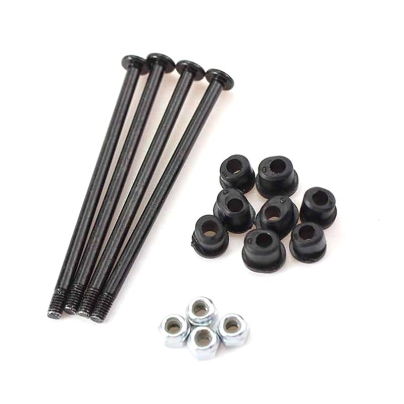 Greendhat BAIJAC Front & Rear Swing Arm Screw Pin with Shaft Sleeve for Wltoys 144002 144010 124016 124017 RC Car Parts - Durable Replacement Accessories for Off-Road Racing & RC Car Maintenance