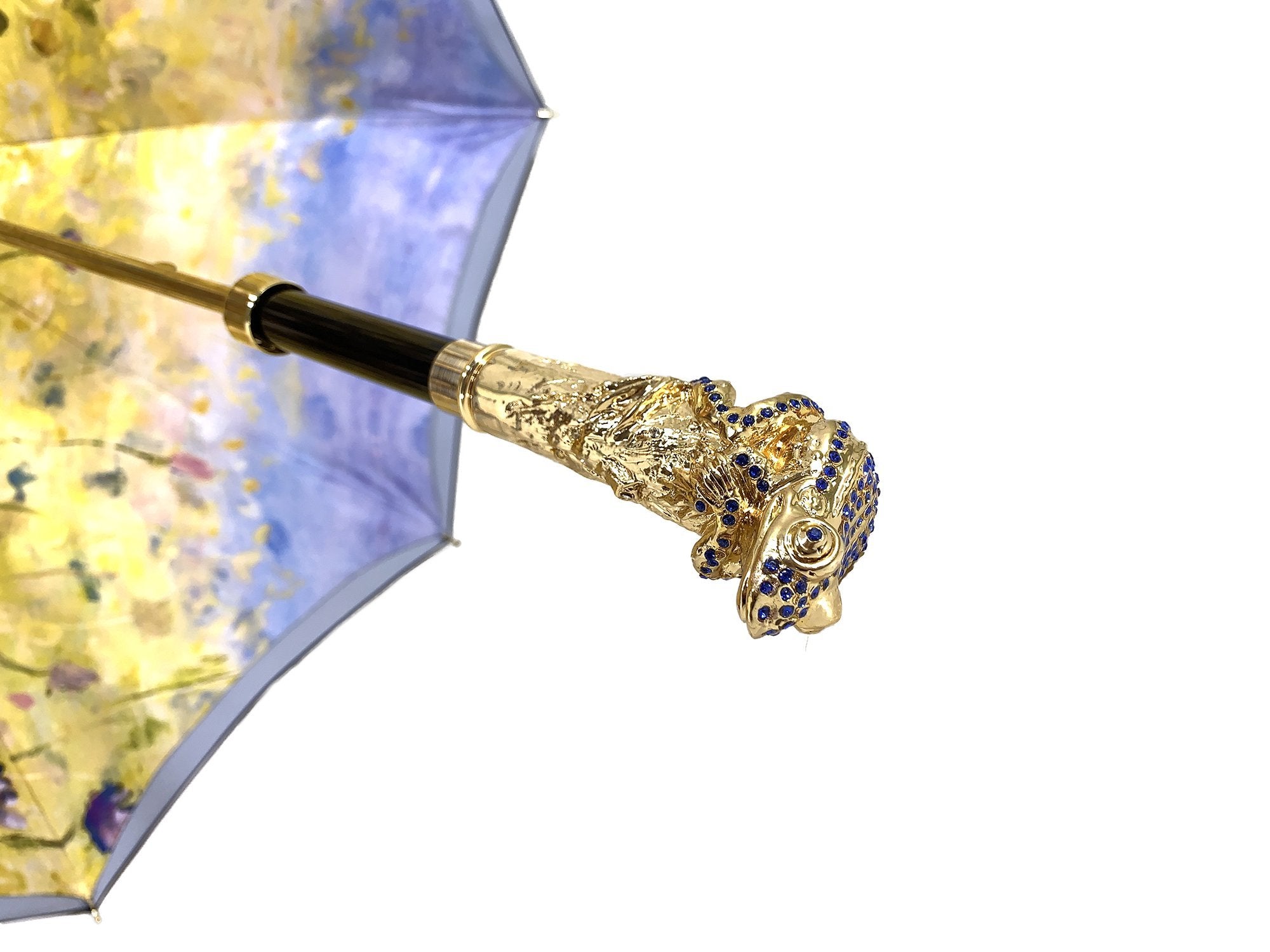 Stylish il Marchesato Frog Umbrella - Waterproof Compact Travel Umbrella with Unique Frog Design - Perfect for Rainy Days, Outdoor Adventures & Fashionable Protection