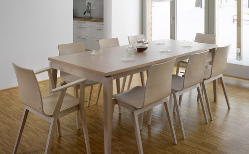 Stockholm Side Chair by Ton - Modern Wooden Dining Chair for Kitchen, Restaurant & Office - Scandinavian Design with Comfortable Seat & Sturdy Frame