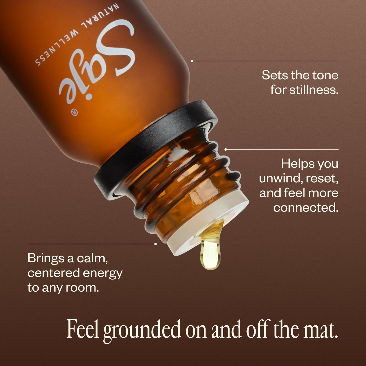30ml Yoga Grounding Essential Oil Diffuser Blend for Relaxation & Meditation - Perfect for Home, Spa, and Yoga Studio