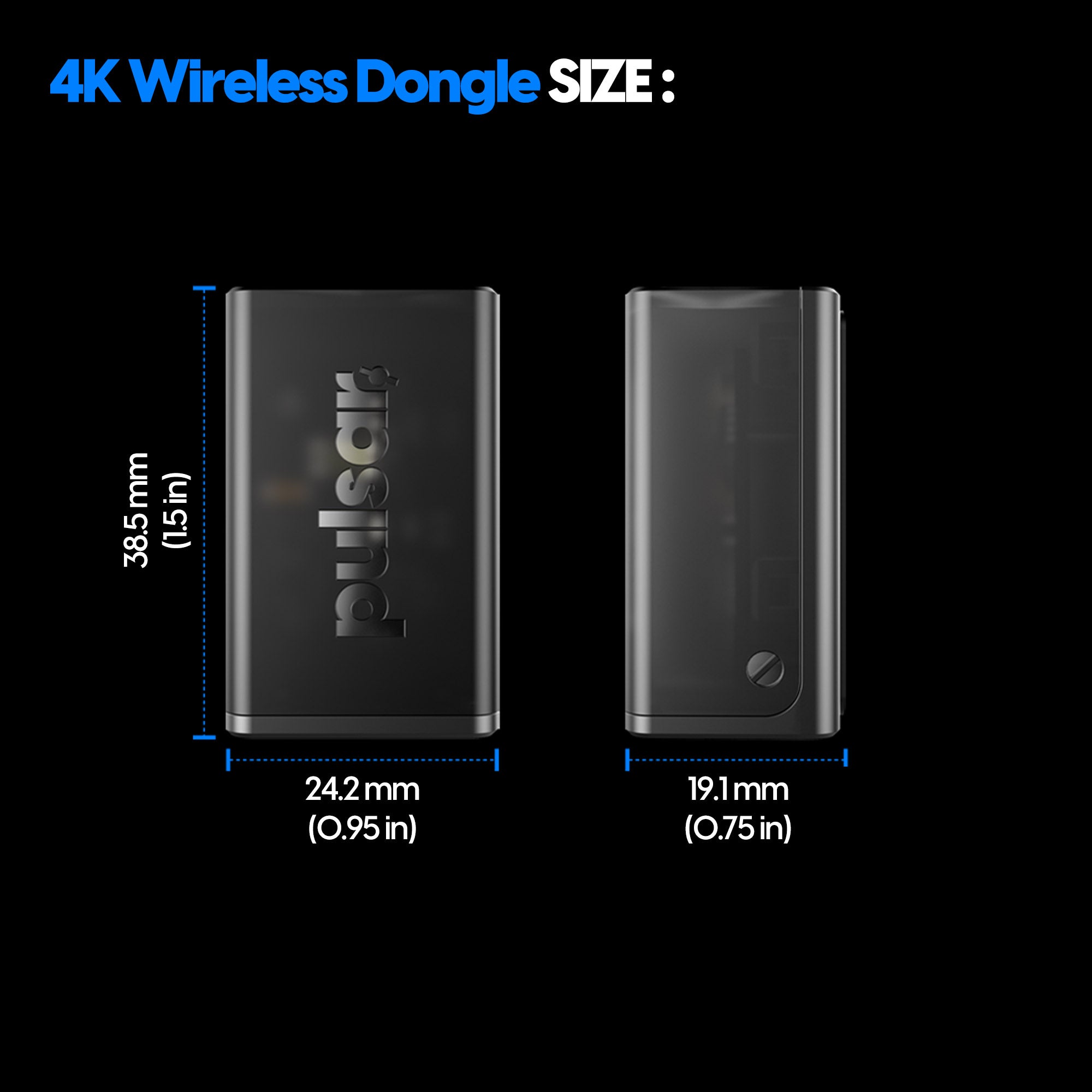 Pulsar 4K Hz Wireless Gaming Receiver Dongle for PC & PS5 - Ultra-Low Latency Esports Performance for Competitive Gamers