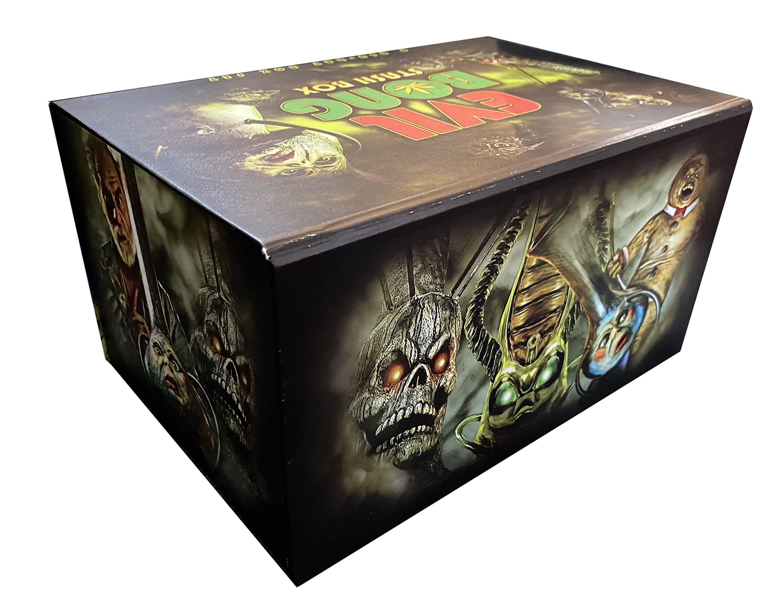 Evil Bong Stash Box - 9-Disc Limited Edition Blu-ray Set | Horror Comedy Movie Collection for Halloween Parties & Cannabis Enthusiasts