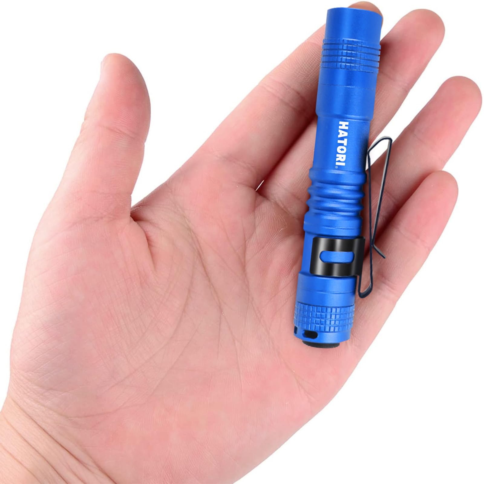 Super Bright LED Flashlight - 1000 Lumens Mini Pocket Pen Light for Camping, Hiking, Emergencies, Outdoor & EDC Tactical Use - Compact Handheld Flashlight (1 Pack) - Perfect for Night Walks, Power Outages & Survival Kits