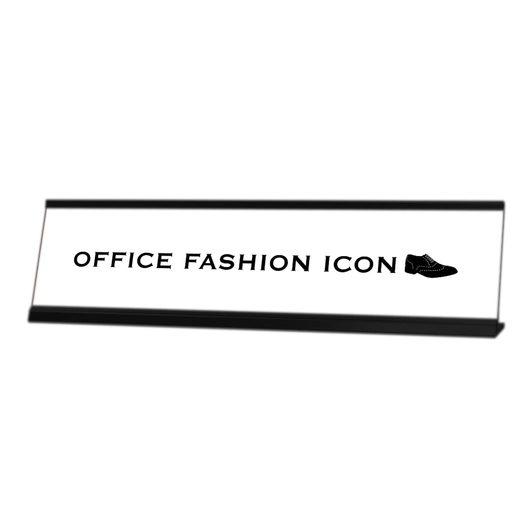 Stylish Black Frame Office Decor - Modern Desk Design (2x8) for Home & Workspace Aesthetics | Perfect for Wall Art, Shelf Display & Office Organization