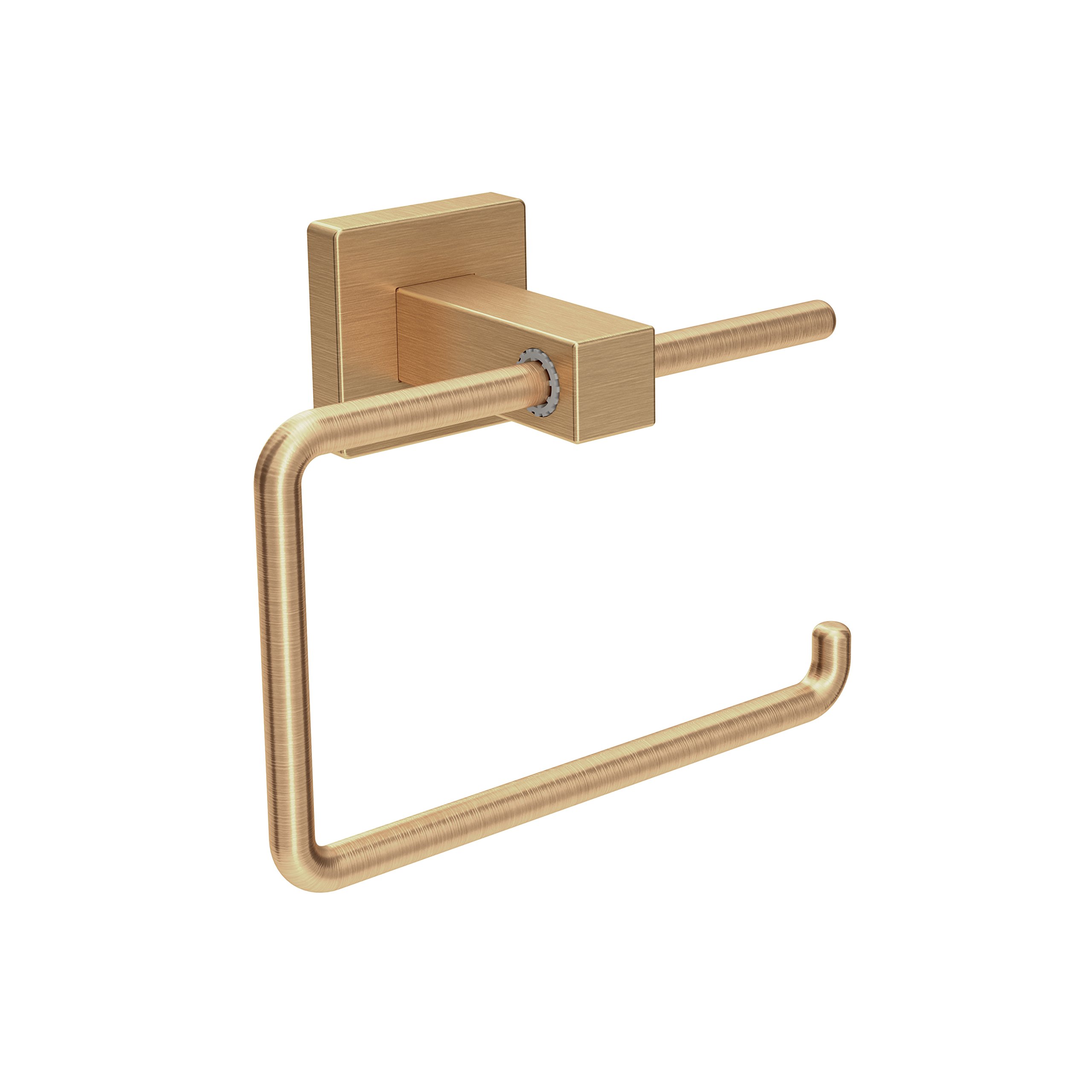 Symmons 363TP-BBZ Brushed Bronze Wall-Mounted Toilet Paper Holder - Durable Bathroom Tissue Dispenser for Home, Hotel & Commercial Use