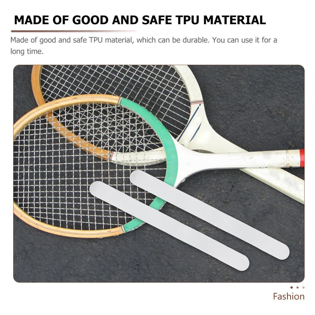 Premium Transparent Tennis Racquet Frame Tape - Durable Wear-Resistant Protective Strip for Tennis Racket | Perfect for Practice, Training & Match Play