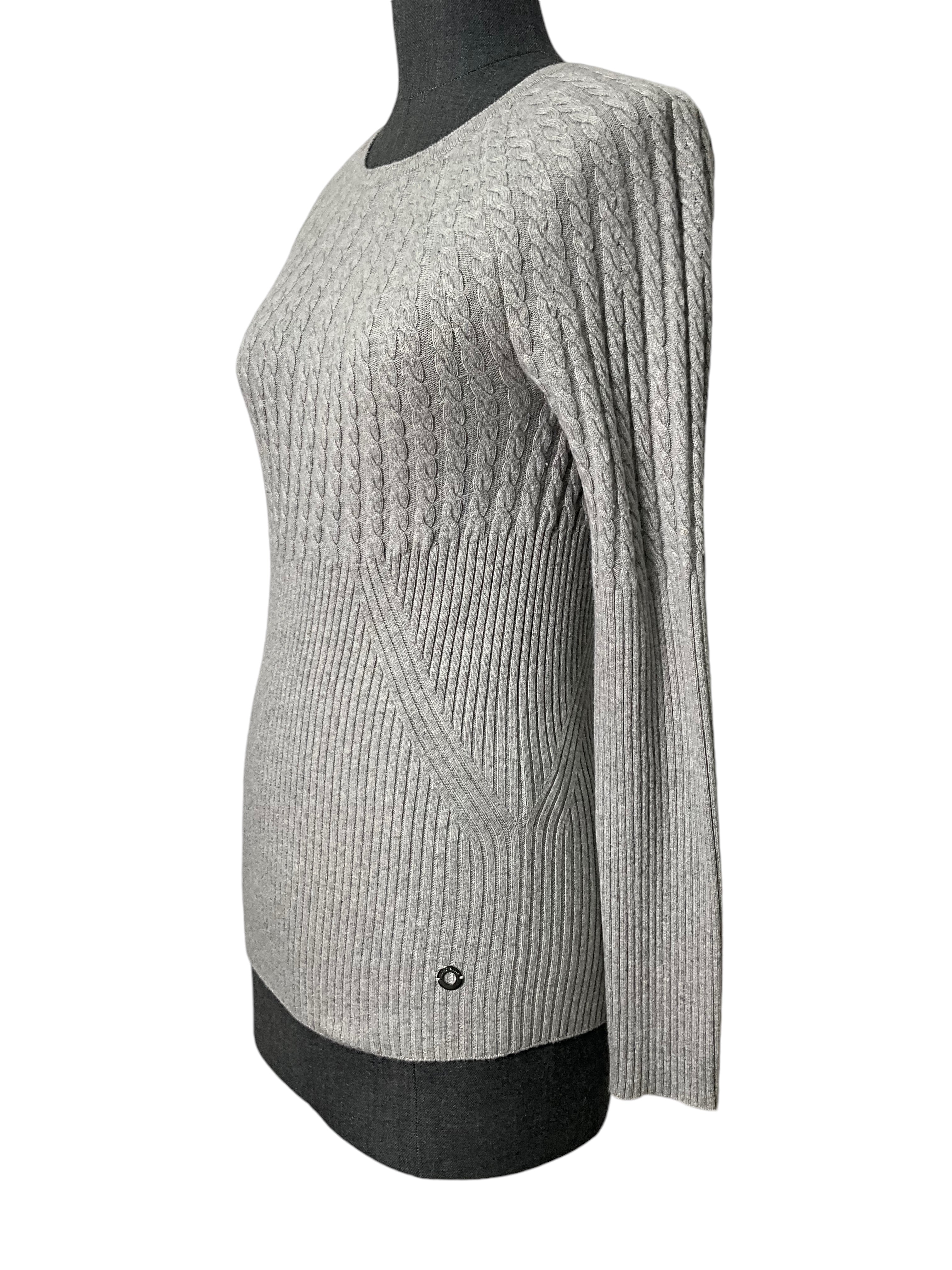 LORO PIANA Women's Cable Cashmere Half Ribbed Sweater - Size S | Soft & Warm Luxury Knitwear for Fall & Winter | Perfect for Office, Travel & Casual Outfits