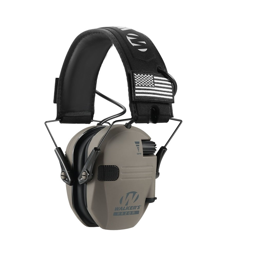 Walker's Razor Slim Electronic Earmuffs - Noise Cancelling Hearing Protection for Shooting, Hunting & Outdoor Activities - Lightweight & Comfortable for All-Day Use