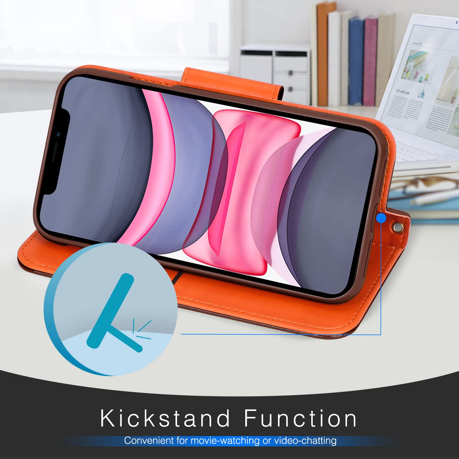 Premium FYY PU Leather Wallet Case for iPhone 11 (6.1