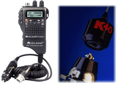 Midland 75-822 CB Radio for Cars & SUVs - 40-Channel Mobile Communication with Weather Alerts - Perfect for Road Trips, Off-Roading & Emergency Preparedness