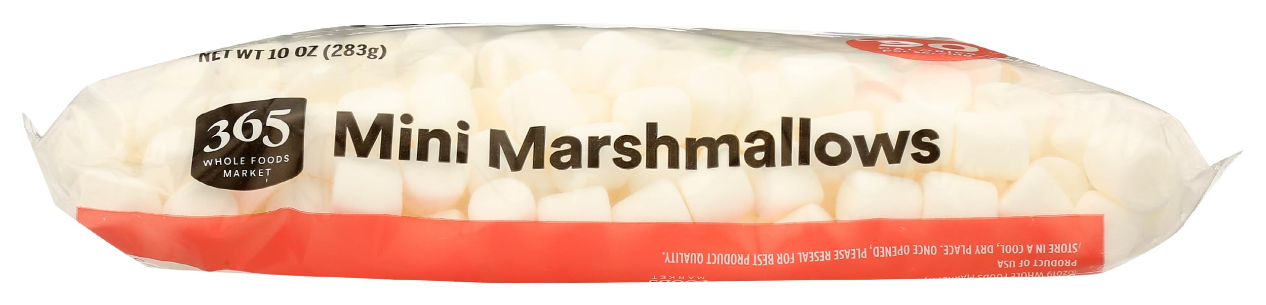 365 by Whole Foods Market Mini Marshmallows, 10 oz - Perfect for Hot Chocolate, Baking & Campfire S'mores