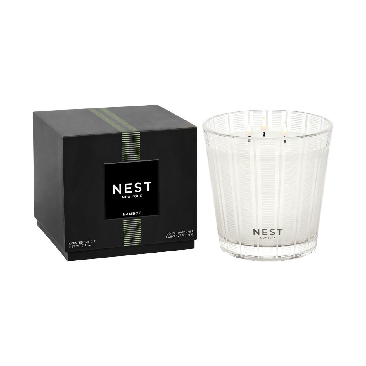Natural Bamboo Scented Candles - Eco-Friendly Aromatherapy for Relaxation & Home Decor | Perfect for Bedroom, Bathroom & Yoga Spaces