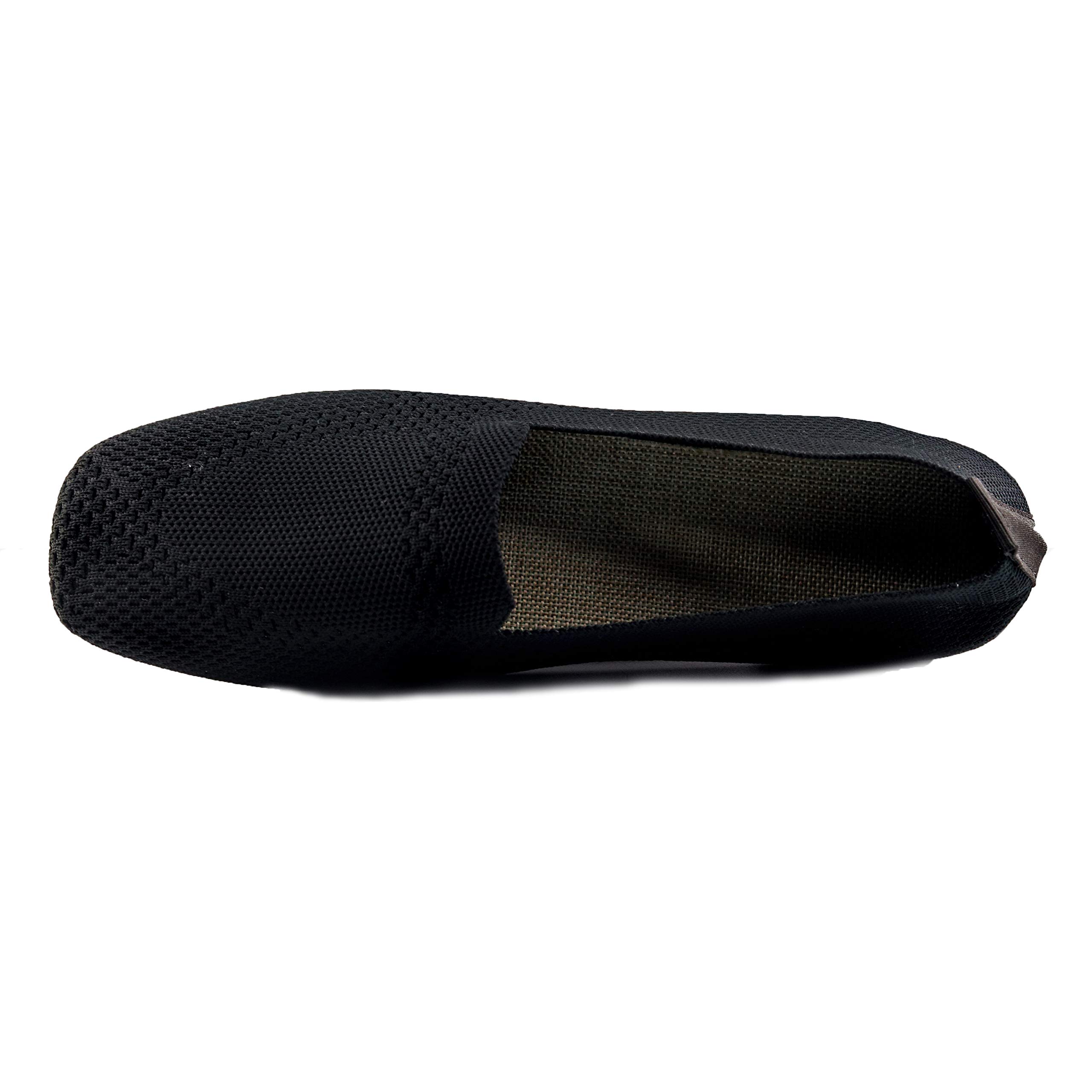 SOFMUO Women's Knit Ballet Flats - Lightweight Slip-On Loafers with Breathable Mesh for Work & Casual Wear | Comfortable Walking Shoes for Office, Travel & Daily Use
