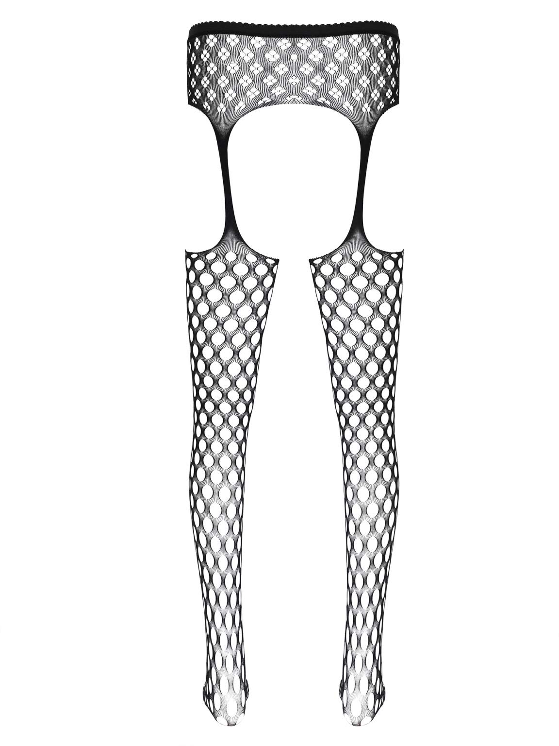 Sexy Fishnet Thigh-High Stockings with Suspenders for Men - Sissy Lingerie & Crossdressing Outfits - Perfect for Cosplay, Roleplay & Nightwear