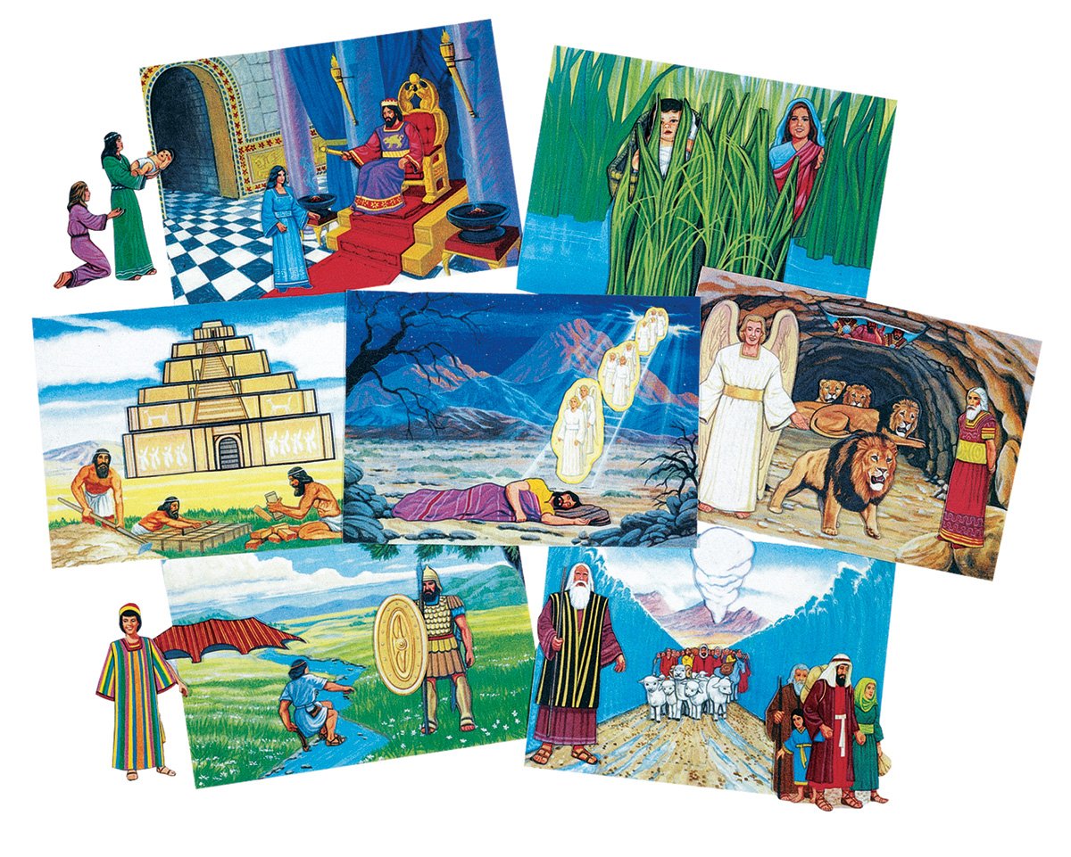 Bible Heroes Felt Storybook - Interactive Christian Bible Stories for Kids - Perfect for Sunday School, Homeschooling & Family Storytime