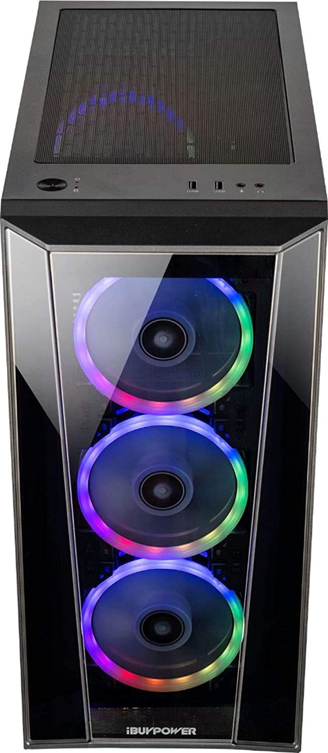 iBUYPOWER Gaming PC Desktop Computer - Intel Core i5-10400F 6-Core Processor, NVIDIA GeForce GTX 1650 4GB GPU, 32GB DDR4 RAM, 1TB SSD + 1TB HDD, RGB Keyboard & Mouse, Windows 10 | Perfect for Esports, Streaming & VR Gaming