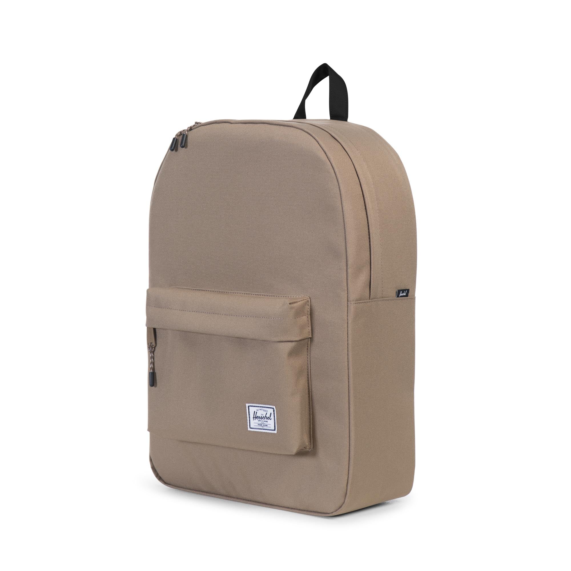 Herschel Classic Backpack - Water-Resistant Laptop Backpack for Men & Women, 15.6 Inch Laptop Compartment, Durable Travel Backpack for School, Work & Outdoor Adventures (Lead Green)