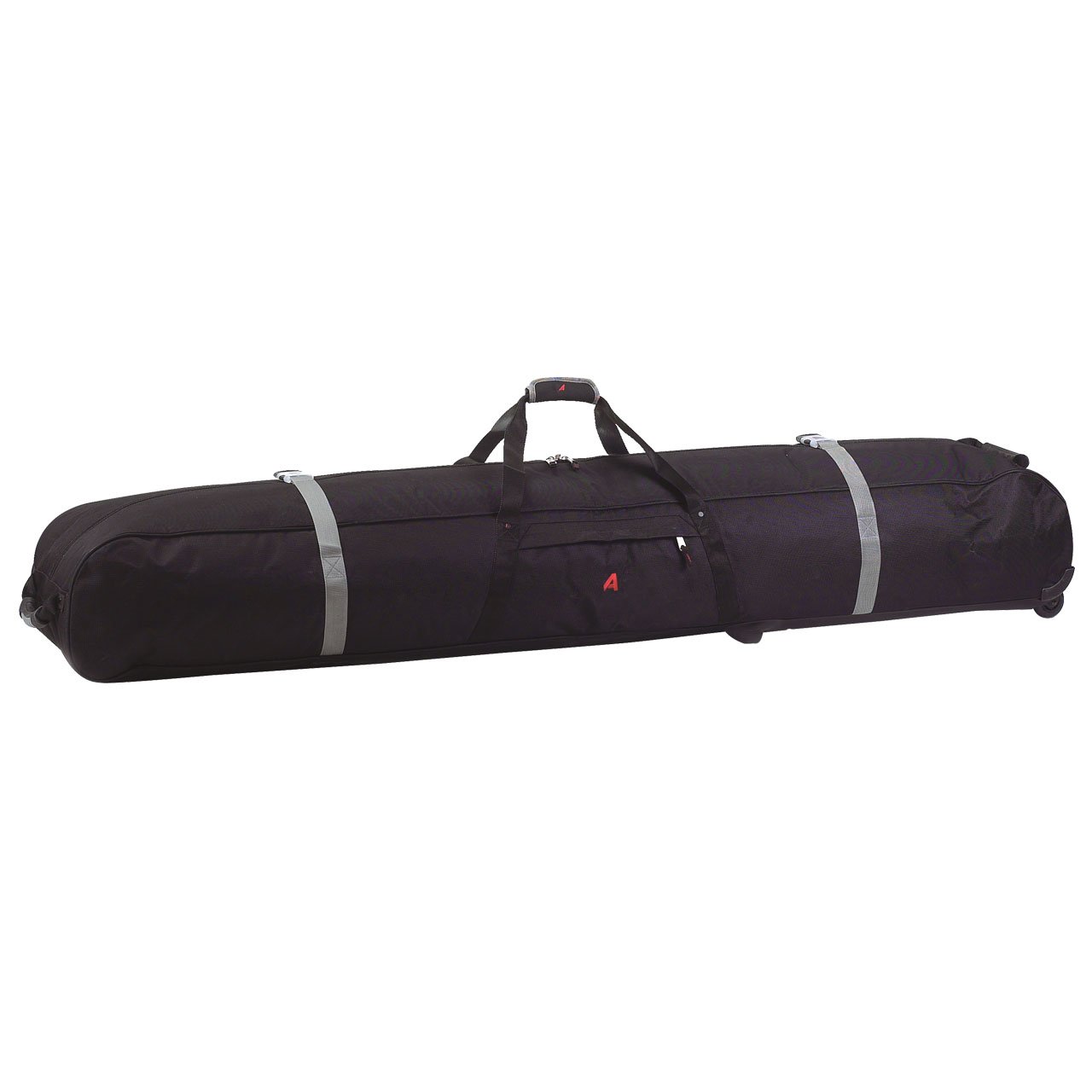 Athalon 185cm Padded Ski and Snowboard Travel Bag - Heavy Duty Wheeling Multi-Use Protective Case for Airplane, Road Trips & Winter Sports Equipment Storage