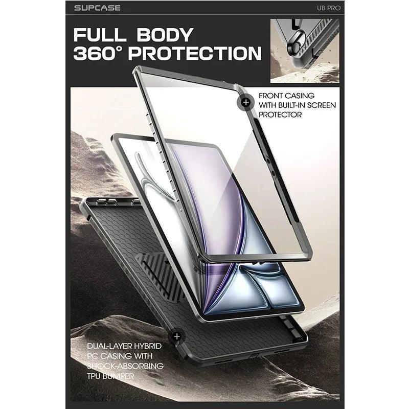 SUPCASE iPad Air 13 (2024) UB Pro Rugged Case - Shockproof Full-Body Protection Cover for iPad Air 13 2024 - Perfect for Outdoor, Travel & Work Use