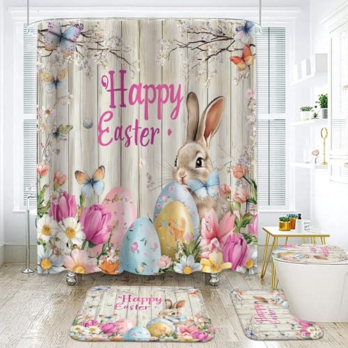 Fh Curtain Set-spring Rabbit