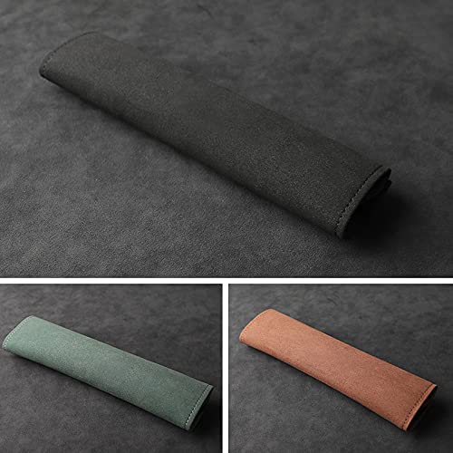 JEYODA 2Pcs Premium Suede Car Seat Belt Covers - Soft Shoulder Pads for Comfort & Protection - Universal Fit for Adults & Kids (Brown) - Ideal for Long Drives, Road Trips & Daily Commute