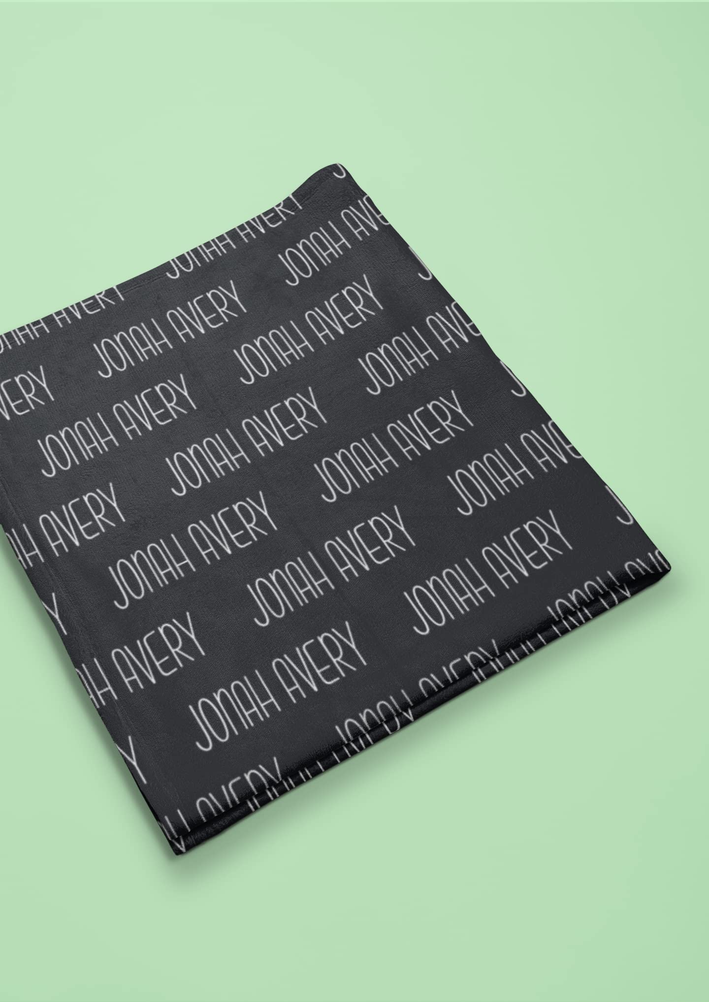 Personalized Baby Blanket with Name - Pink Blushing Customized Blanket for Newborns, Nursery, Christening, Baptism, and Baby Shower Gifts