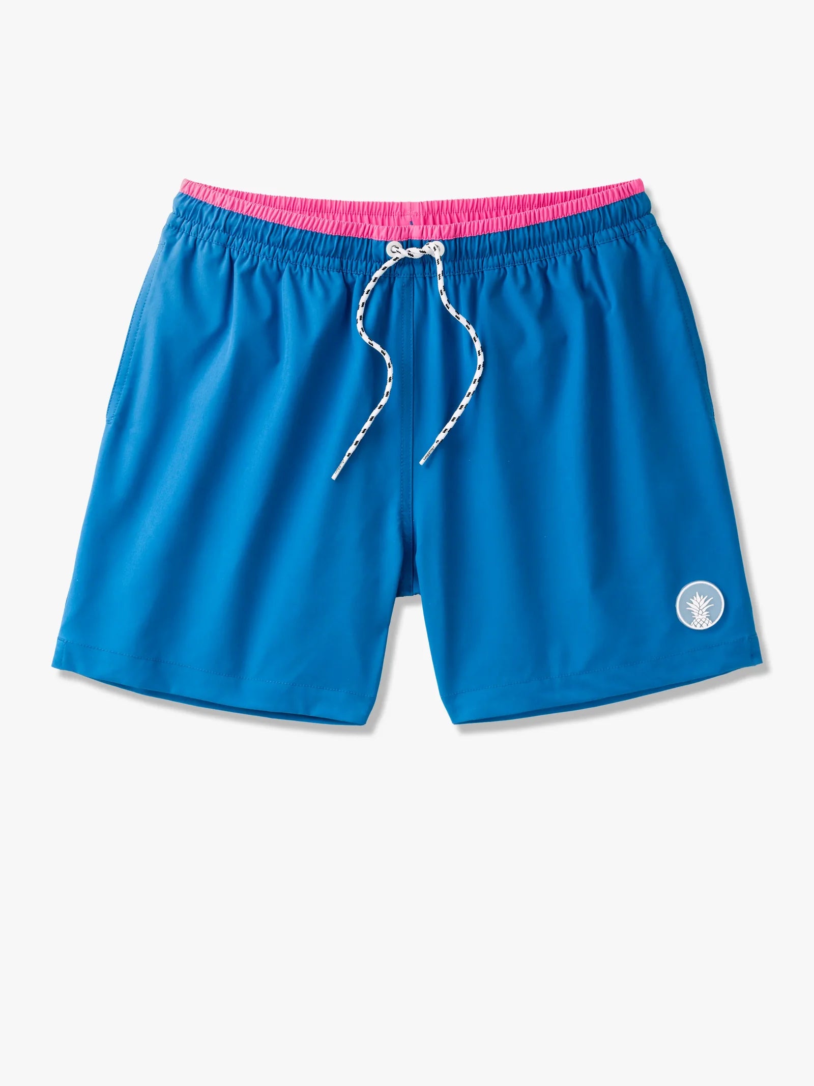 Chubbies 5.5 Inch The Prince of Prints Swim Trunks - Bright Blue Quick-Dry Swim Shorts for Men | Beach, Pool & Summer Vacation
