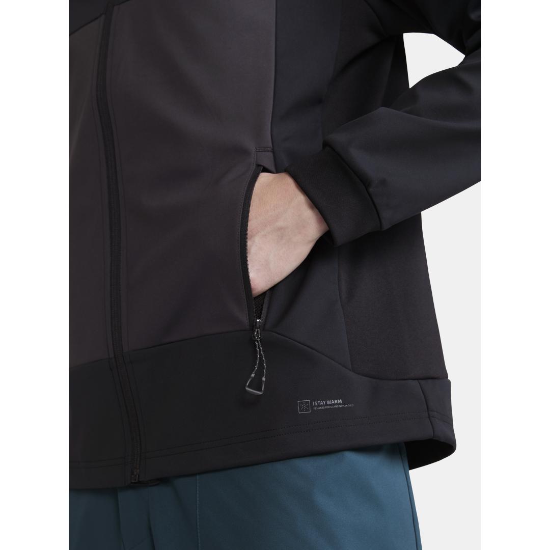 Men's Core Backcountry Hood Jacket - Waterproof Windproof Fleece-Lined Outdoor Jacket for Hiking Camping (Black/Slate) | Perfect for Cold Weather Adventures & Mountain Exploration