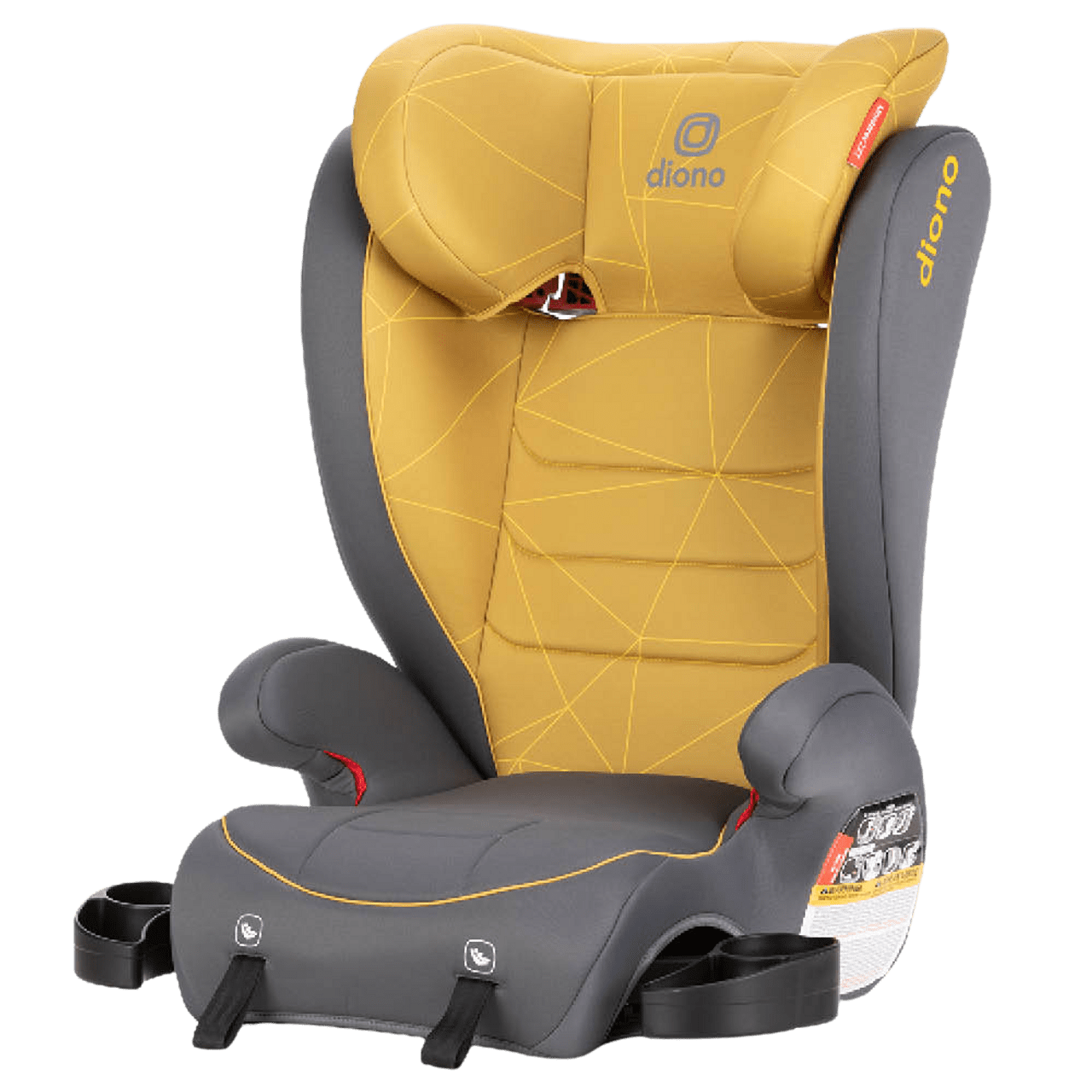 Diono Monterey 2XT Latch Booster Car Seat for Kids - High Back Convertible Safety Car Seat with LATCH System for Toddlers & Big Kids - Perfect for Travel & Everyday Use