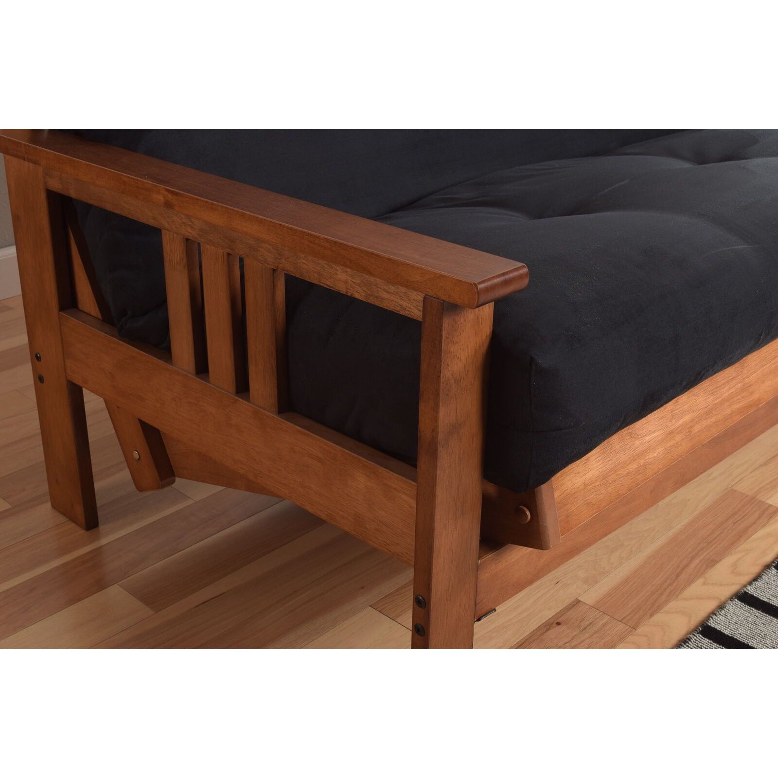 Premium Monterey Futon Frame - Convertible Sofa Bed with Sturdy Metal Frame for Small Spaces - Perfect for Guest Rooms, Apartments & Dorm Rooms