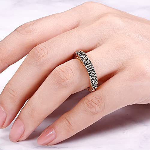 Jeulia Open Astronomical Sphere Ball Ring - 925 Sterling Silver Foldable Comic Finger Ring for Men & Women - Couple Lover Jewelry Gift Set with Free Chain - Perfect for Anniversary, Valentine's Day & Romantic Occasions
