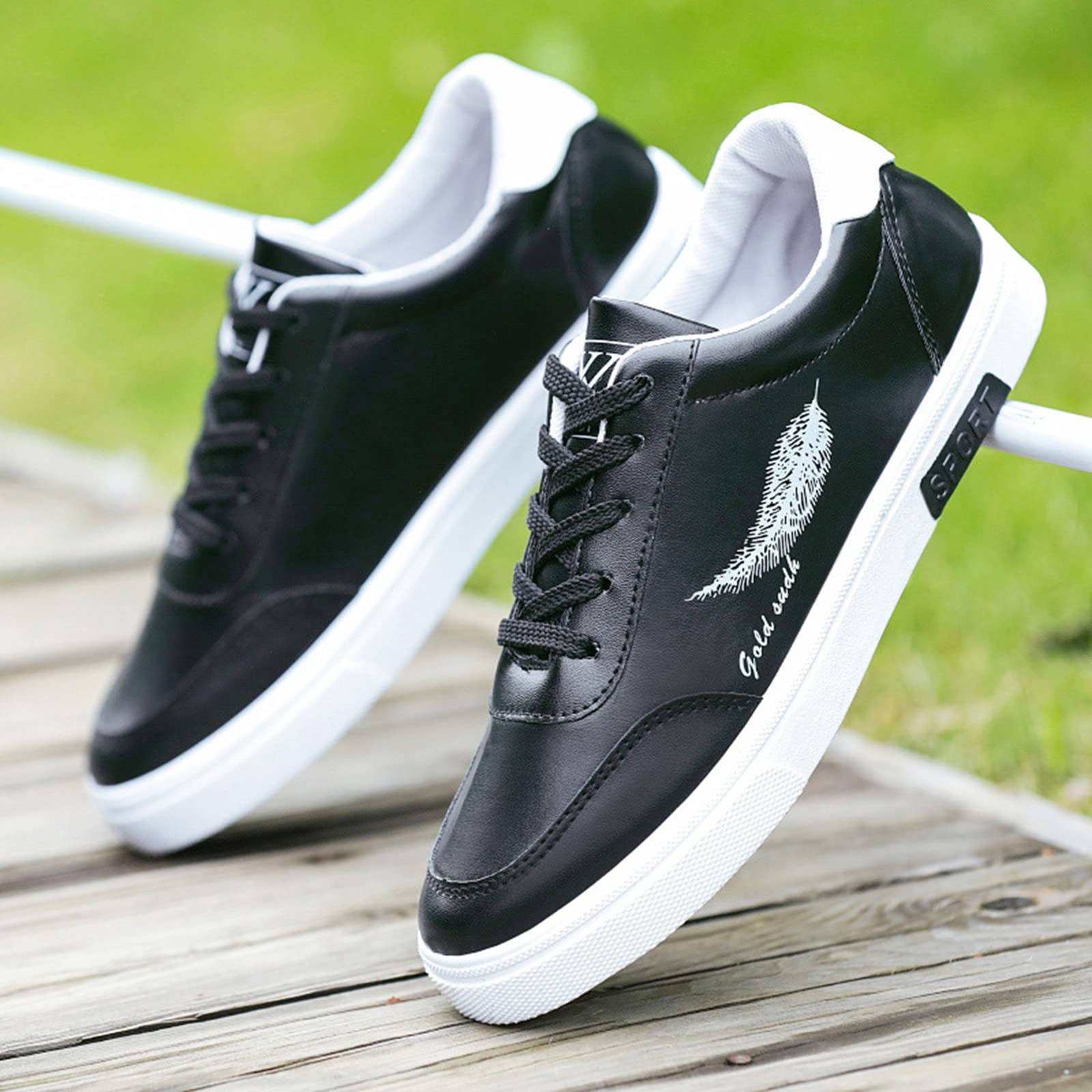 TDEOK Men's Handball Shoes - Breathable Mesh Sports Trainers with Non-Slip Sole for Indoor/Outdoor Court Play, Gym Workouts & Casual Wear