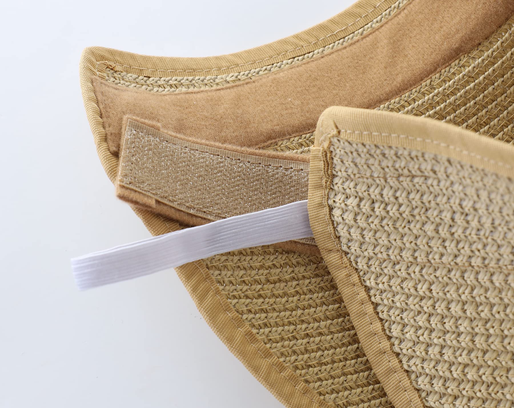 Women's UPF50+ Wide Brim Straw Sun Hat - Rollable Beach Hat & Sun Visor for Outdoor, Vacation, and Summer Activities