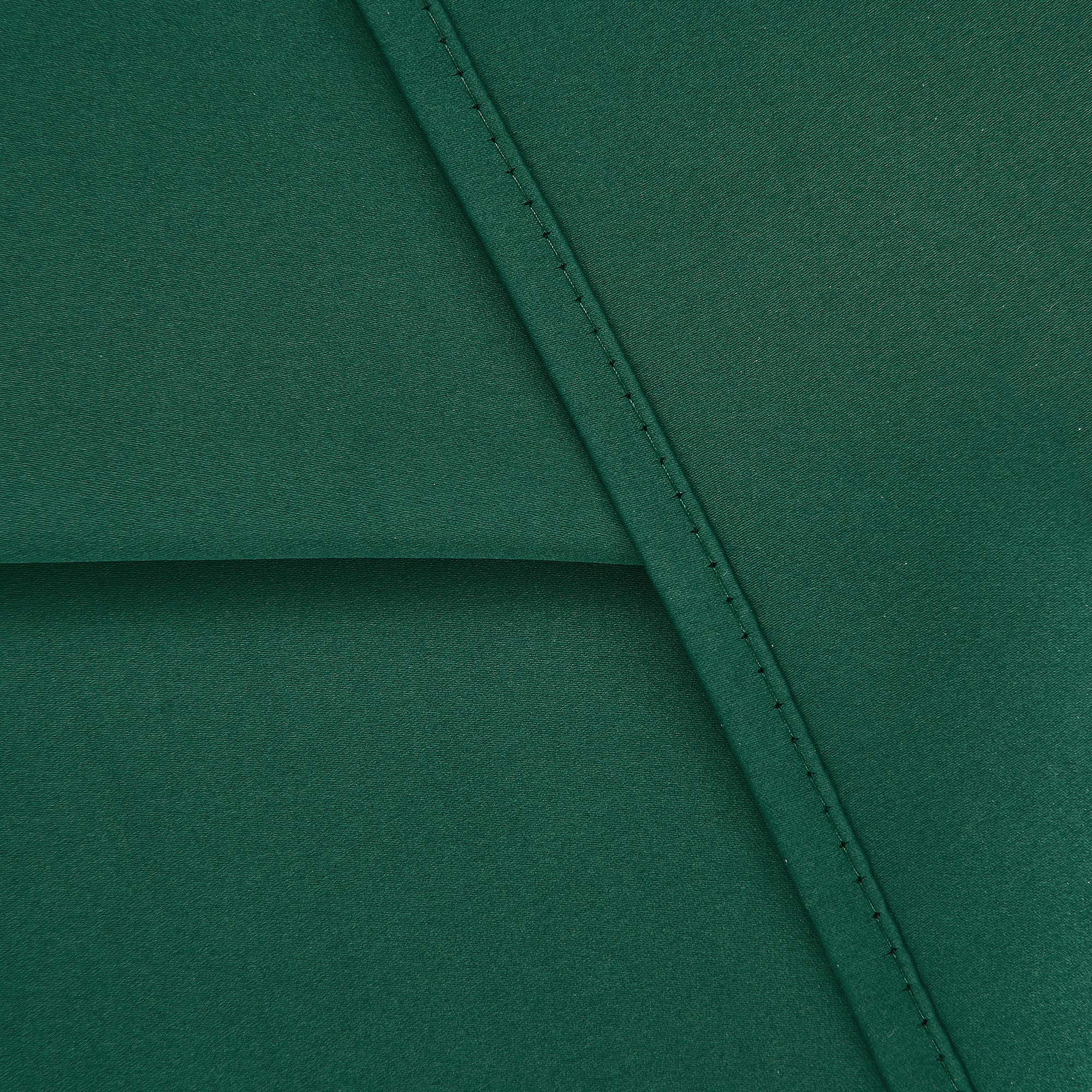 Hunter Green Blackout Window Valance - 18 Inch Length, Thermal Insulated Grommet Top Curtain for Bedroom & Bathroom - 1 Panel (52x18 Inch) - Perfect for Small Windows, Light Control & Privacy