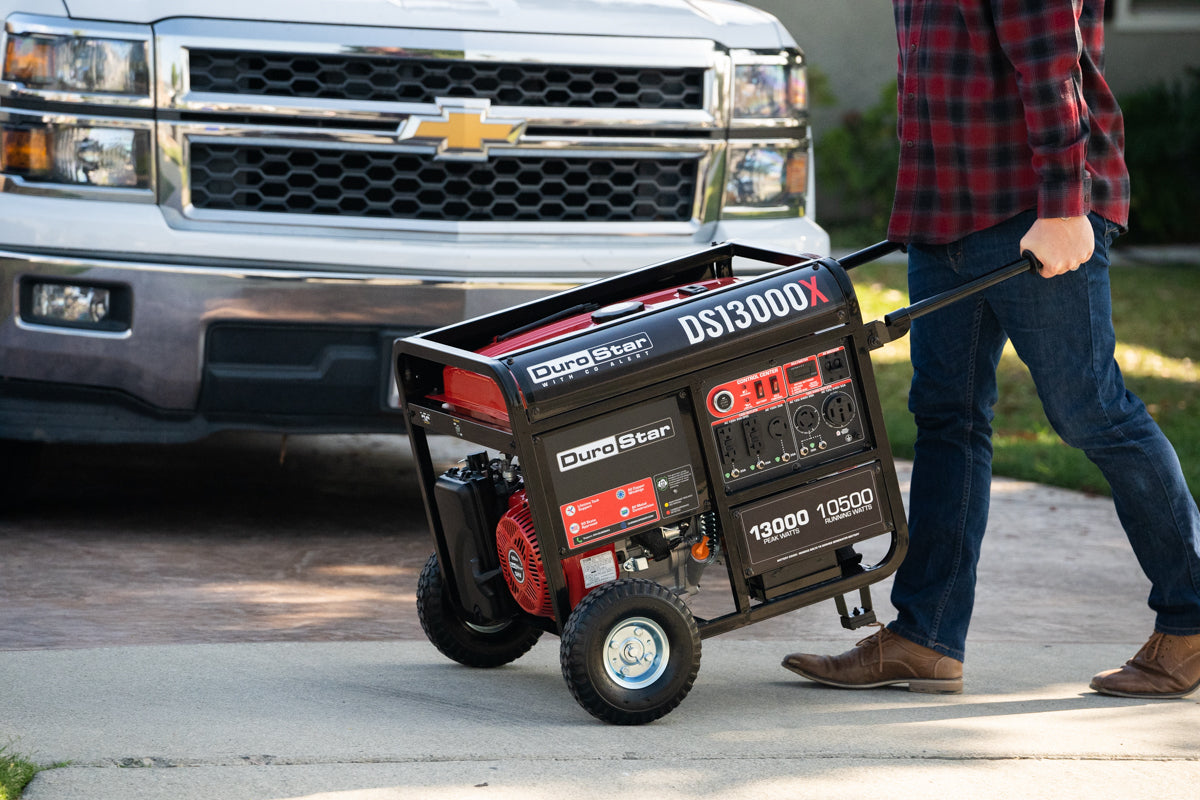13,000 Watt Portable Gasoline Generator with CO Alert - Reliable Backup Power for Home, Camping & Emergency Use